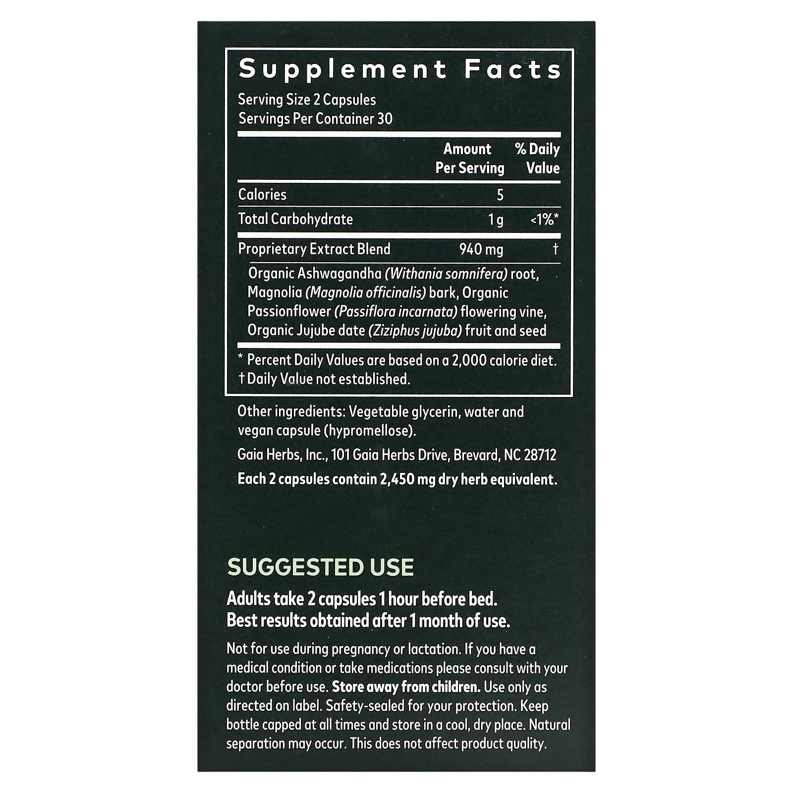Gaia Herbs, SleepThru, 60 Vegan Liquid Phyto-Caps UPC 751063145763 | HiLife Vitamins