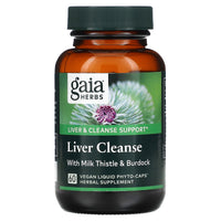 Gaia Herbs, Liver Cleanse, 60 Vegan Liquid Phyto-Caps UPC 751063146029 | HiLife Vitamins