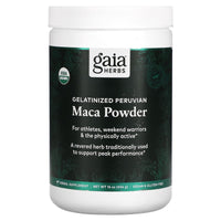 Gaia Herbs, Gelatinized Peruvian Maca Powder, 16 Oz Liquid UPC 751063146326 | HiLife Vitamins