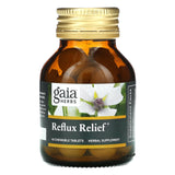Gaia Herbs, Reflux Relief, 45 Chewable Tablets - [product_sku] | HiLife Vitamins