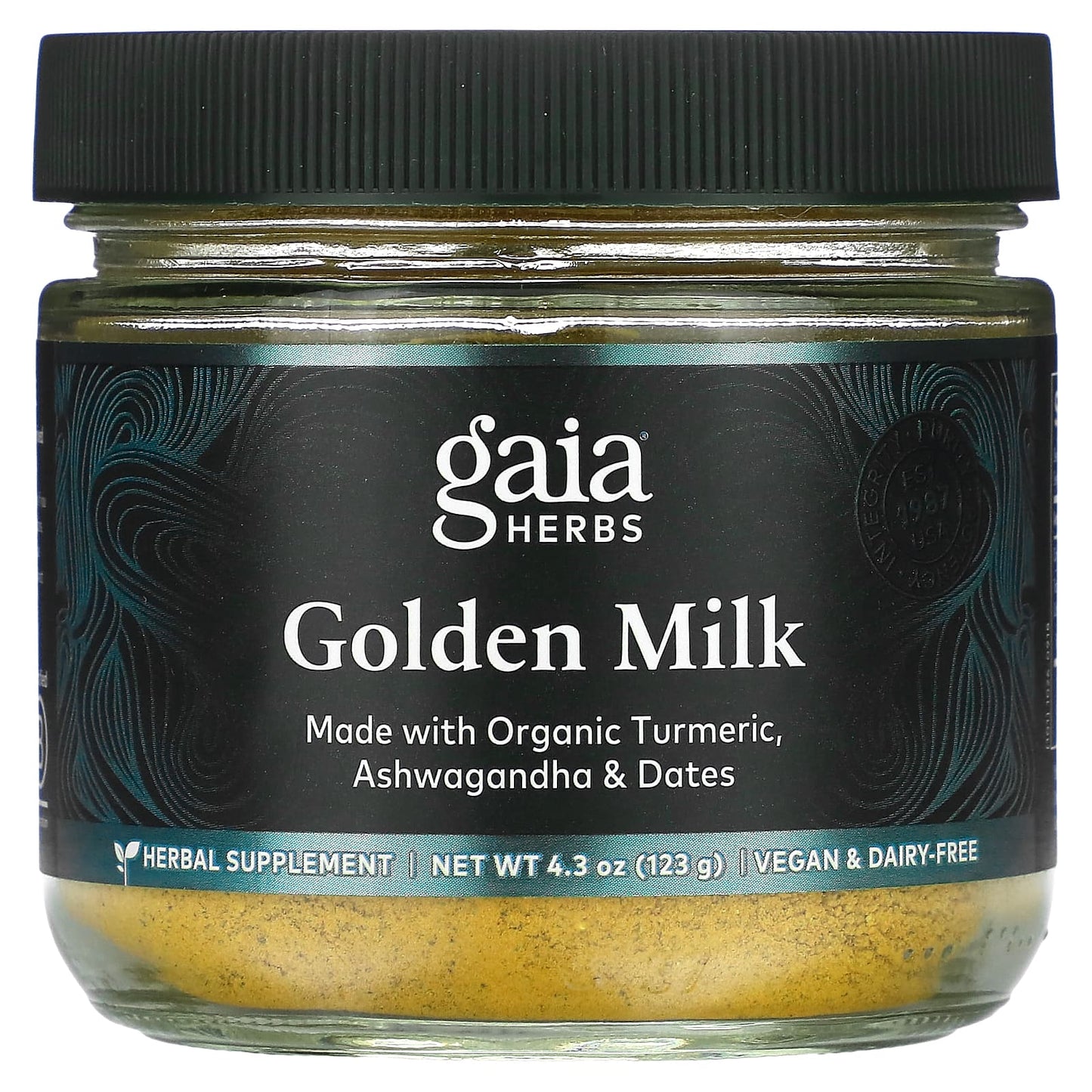 Gaia Herbs, Golden Milk, 3.7 Oz UPC 751063149273 | HiLife Vitamins