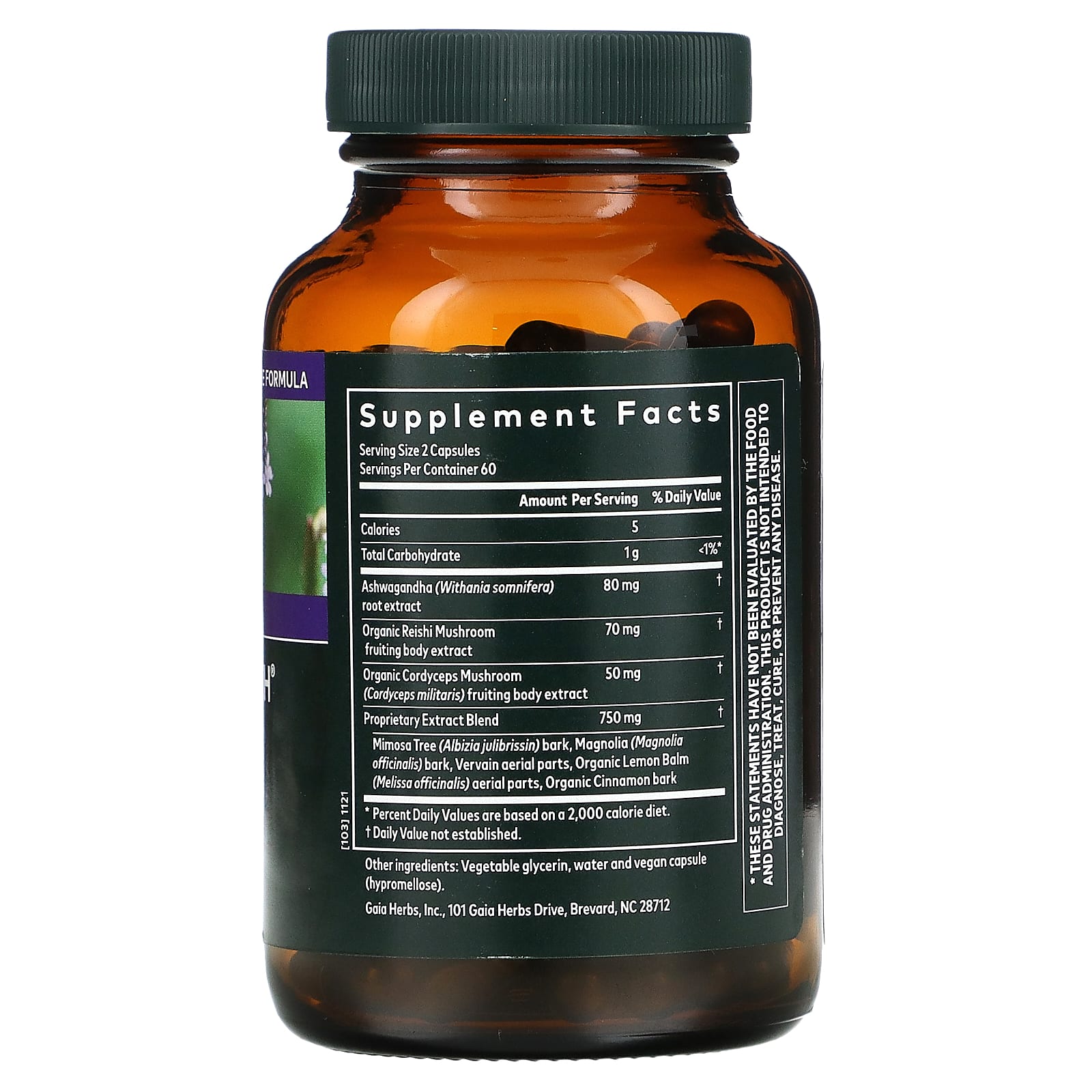 Gaia Herbs, Adrenal Health, Nightly Restore, 120 Vegan Liquid Phyto-Caps - [product_sku] | HiLife Vitamins