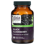 Gaia Herbs, Black Elderberry, 120 Capsules - 751063150613 | Hilife Vitamins