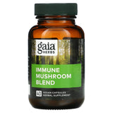 Gaia Herbs, Immune Mushroom Blend, 40 Vegan Capsules - [product_sku] | HiLife Vitamins