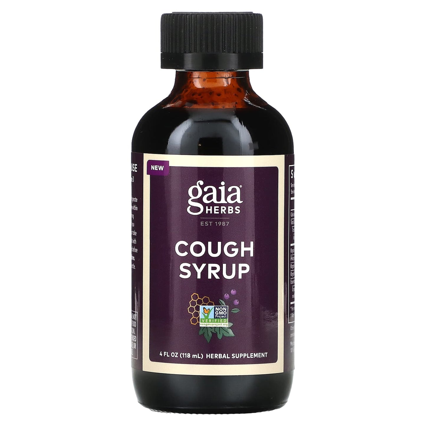 Gaia Herbs, Cough Syrup, 4 Oz Syrup UPC 751063152150 | HiLife Vitamins