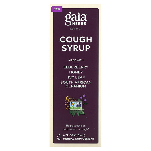 Gaia Herbs, Cough Syrup, 4 Oz Syrup - 751063152150 | Hilife Vitamins