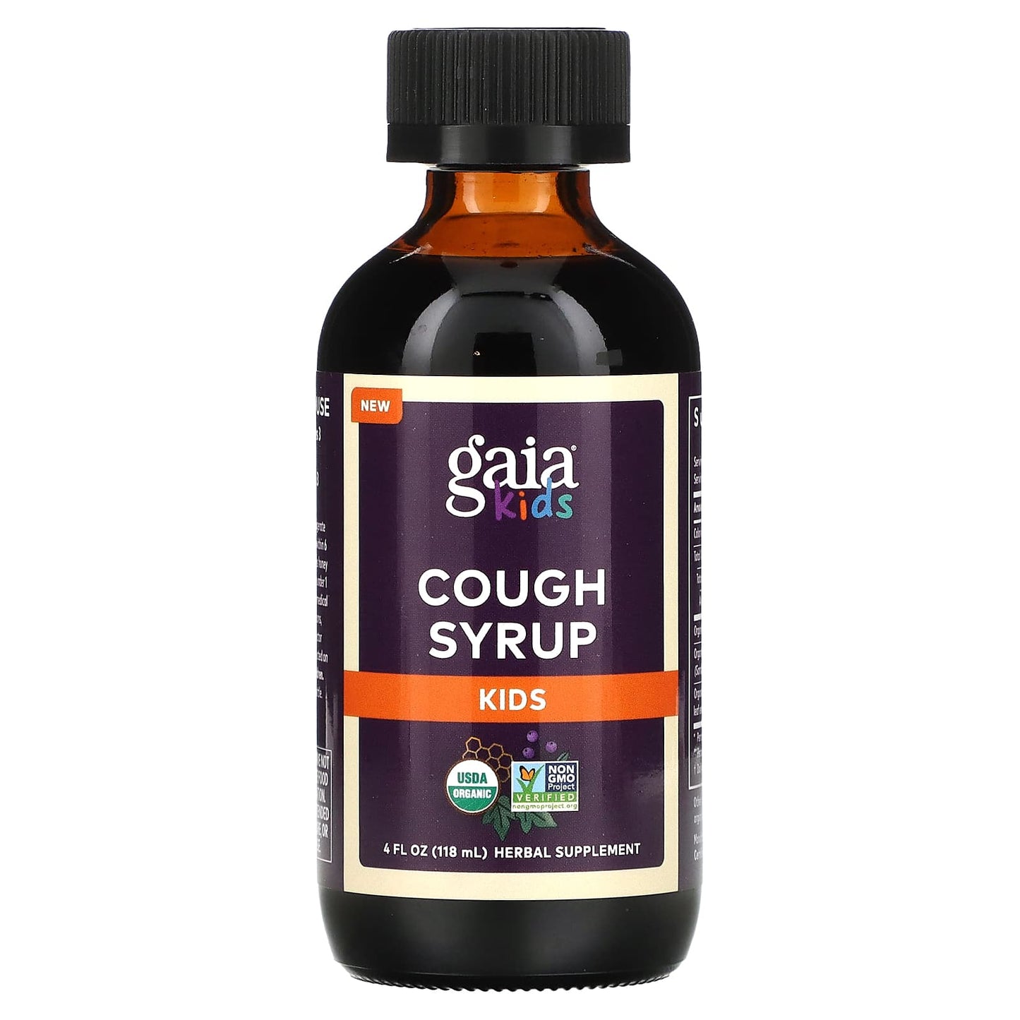 Gaia Herbs, Kids, Cough Syrup, 4 Oz Syrup UPC 751063152181 | HiLife Vitamins