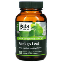 Gaia Herbs, Ginkgo Leaf, 60 Capsules - [product_sku] | HiLife Vitamins