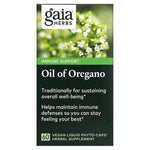 Gaia Herbs, Oil Of Oregano, 60 Capsules UPC 751063399500 | HiLife Vitamins