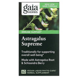 Gaia Herbs, Astragalus Supreme, 60 Vegan Liquid Phyto-Caps - 751063401500 | Hilife Vitamins