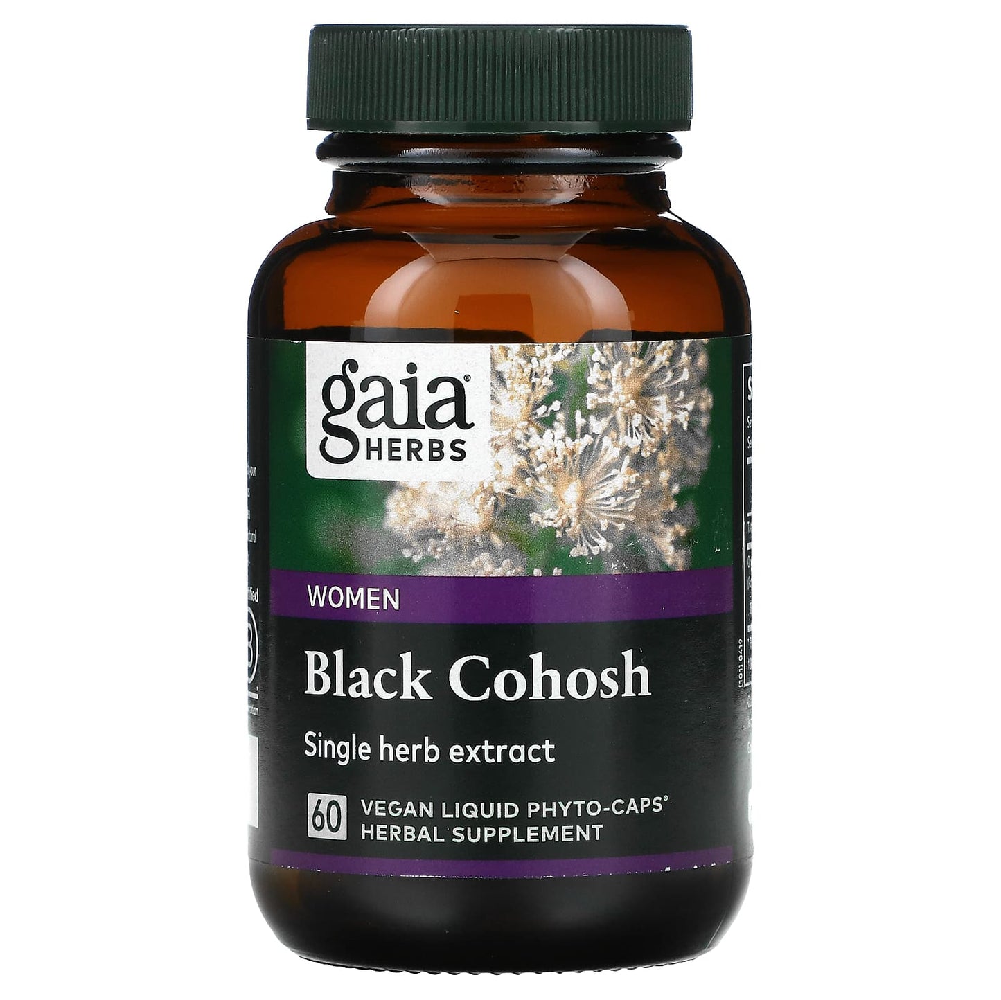 Gaia Herbs, Black Cohosh, 60 Vegan Liquid Phyto-Caps - [product_sku] | HiLife Vitamins