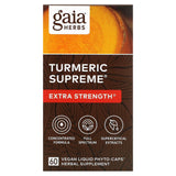 Gaia Herbs, Turmeric Supreme: Extra Strength, 60 Capsules - 751063403108 | Hilife Vitamins