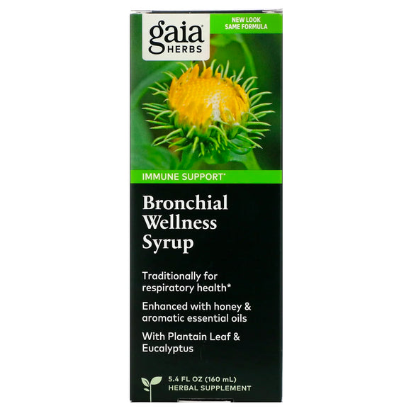 Gaia Herbs, Bronchial Wellness Herbal Syrup, 5.4 Oz - 751063800020 | Hilife Vitamins