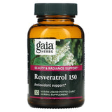 Gaia Herbs, Resveratrol 150, 50 Vegan Liquid Phyto-Caps - [product_sku] | HiLife Vitamins