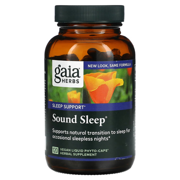 Gaia Herbs, Sound Sleep, 120 Vegan Liquid Phyto-Caps - 751063996662 | Hilife Vitamins