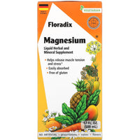 Gaia Herbs, Floradix, Magnesium, 17 Oz Liquid Extract UPC 850026260083 | HiLife Vitamins