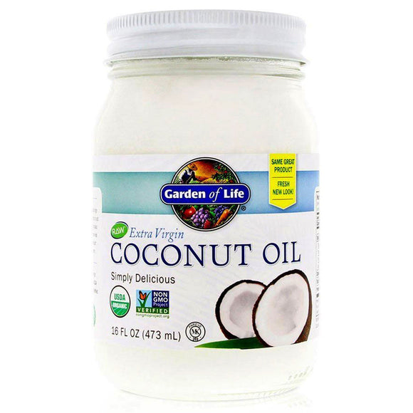 Garden Of Life, Org. Coconut Oil, 16 Oz - 658010111416 | Hilife Vitamins