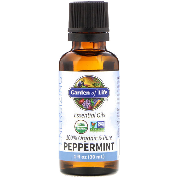Garden Of Life, Organic Essential Oil - Peppermint, 1 Oz - 658010122931 | Hilife Vitamins