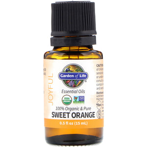 Garden Of Life, Organic Essential Oil - Orange, .5 Oz - 658010123037 | Hilife Vitamins