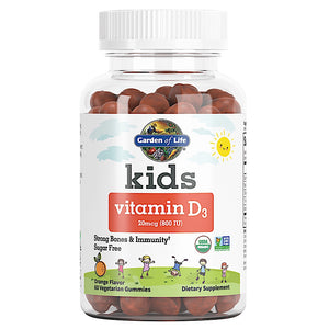 Garden Of Life, Kids Vitamin D3, 60 Vegetarian Gummies - 658010125178 | Hilife Vitamins