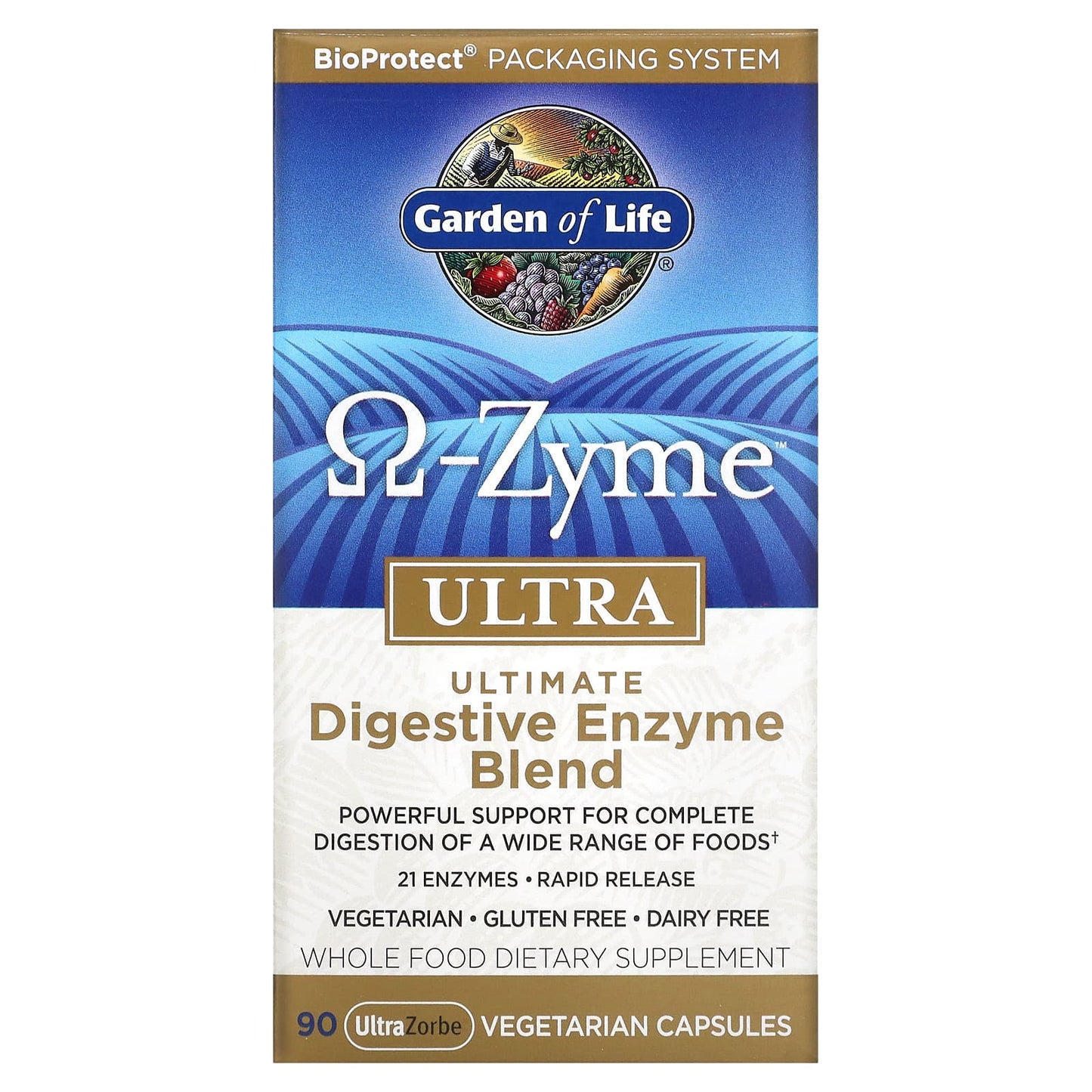 Garden Of Life, Zyme ULTRA, 90 Vegetarian Capsules - 658010112369 | Hilife Vitamins
