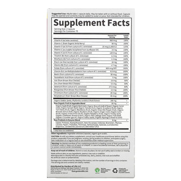 Garden of Life, Vitamin Code - RAW One for Women, 75 Vegetarian Capsules UPC 658010114035 | HiLife Vitamins