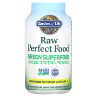 Garden of Life, Perfect Food - RAW, 240 Vegetarian Capsules UPC 658010114066 | HiLife Vitamins