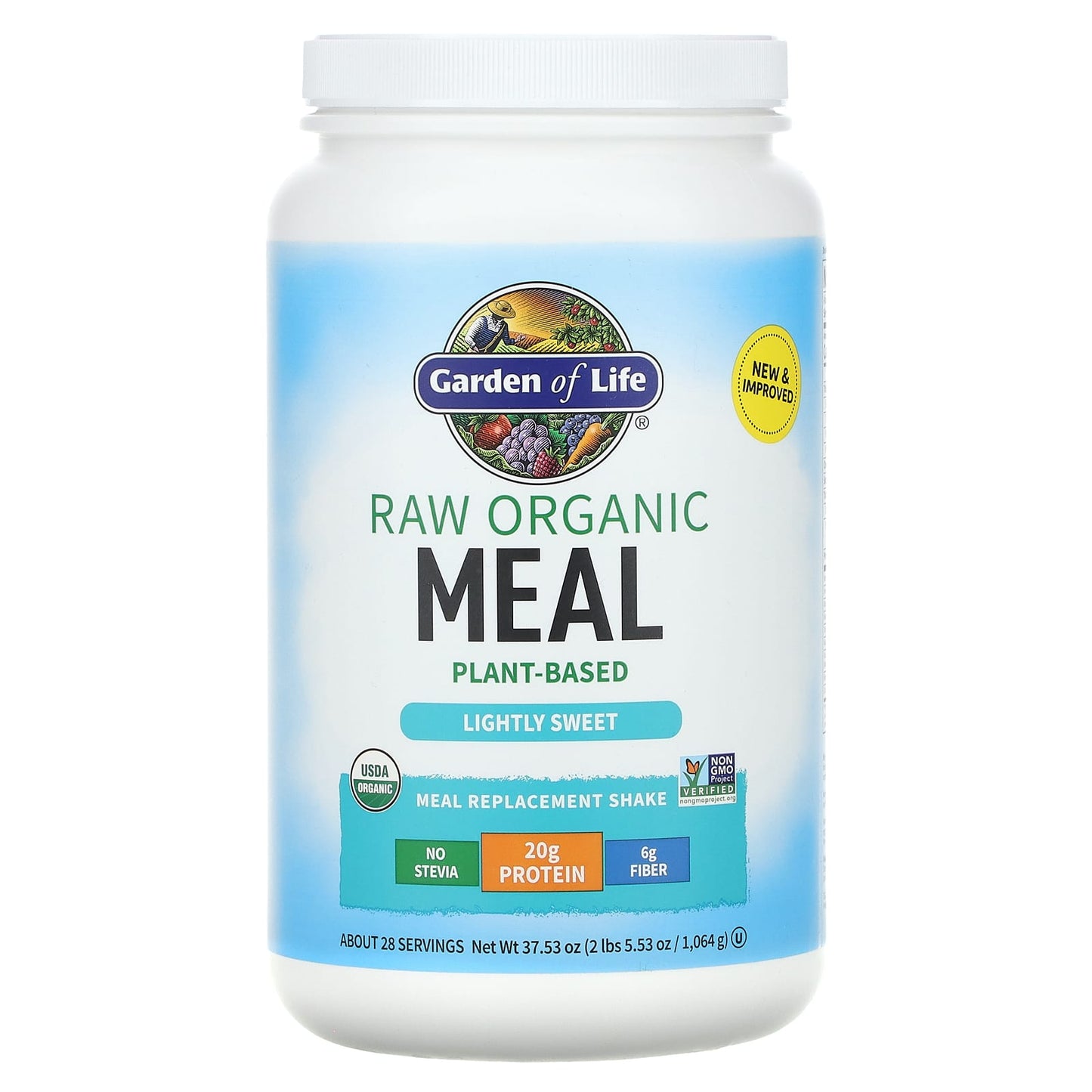 Garden Of Life, Raw Organic Meal Powder, 36.6 oz - 658010114141 | Hilife Vitamins