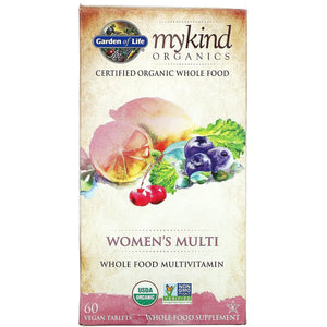 Garden Of Life, KIND Organics Women, 60 Tablets - 658010117739 | Hilife Vitamins