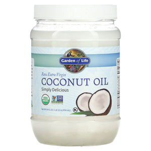 Garden Of Life, Raw Organic Extra Virgin Coconut Oil, 29 Oz - 658010118866 | Hilife Vitamins