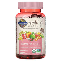 Garden of Life, Mykind Organics Womens Multi, 120 Gummies UPC 658010120326 | HiLife Vitamins