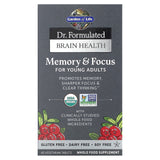 Garden Of Life, Dr. Formulated Brain Health Organic Memory/Focus Young Adults, 60 Tablets - 658010121279 | Hilife Vitamins