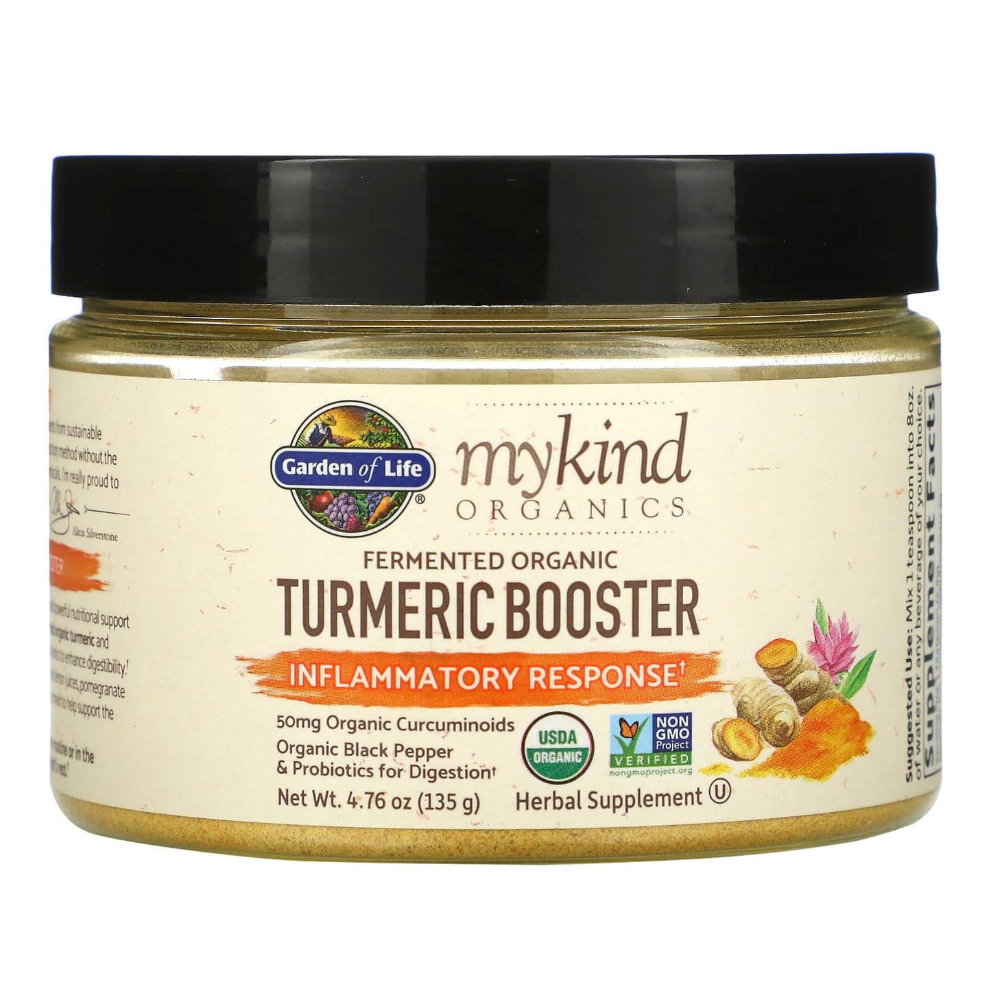 Garden Of Life, Mykind Organics Herbal Turmeric Boost, 4.76 Oz - 658010123075 | Hilife Vitamins