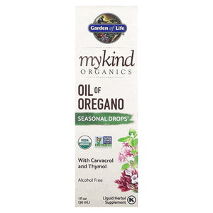 Garden Of Life, Mykind Organics Herbal Oil Of Oregano, 1 Oz - 658010123204 | Hilife Vitamins