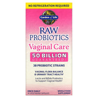 Garden Of Life, Raw Probiotics Vaginal Care Shelf, 30 Vegetarian Capsules - 658010123341 | Hilife Vitamins