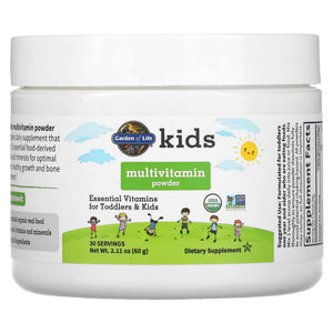 Garden Of Life, Kids Multivitamin Powder, 2.11 oz - 658010125253 | Hilife Vitamins