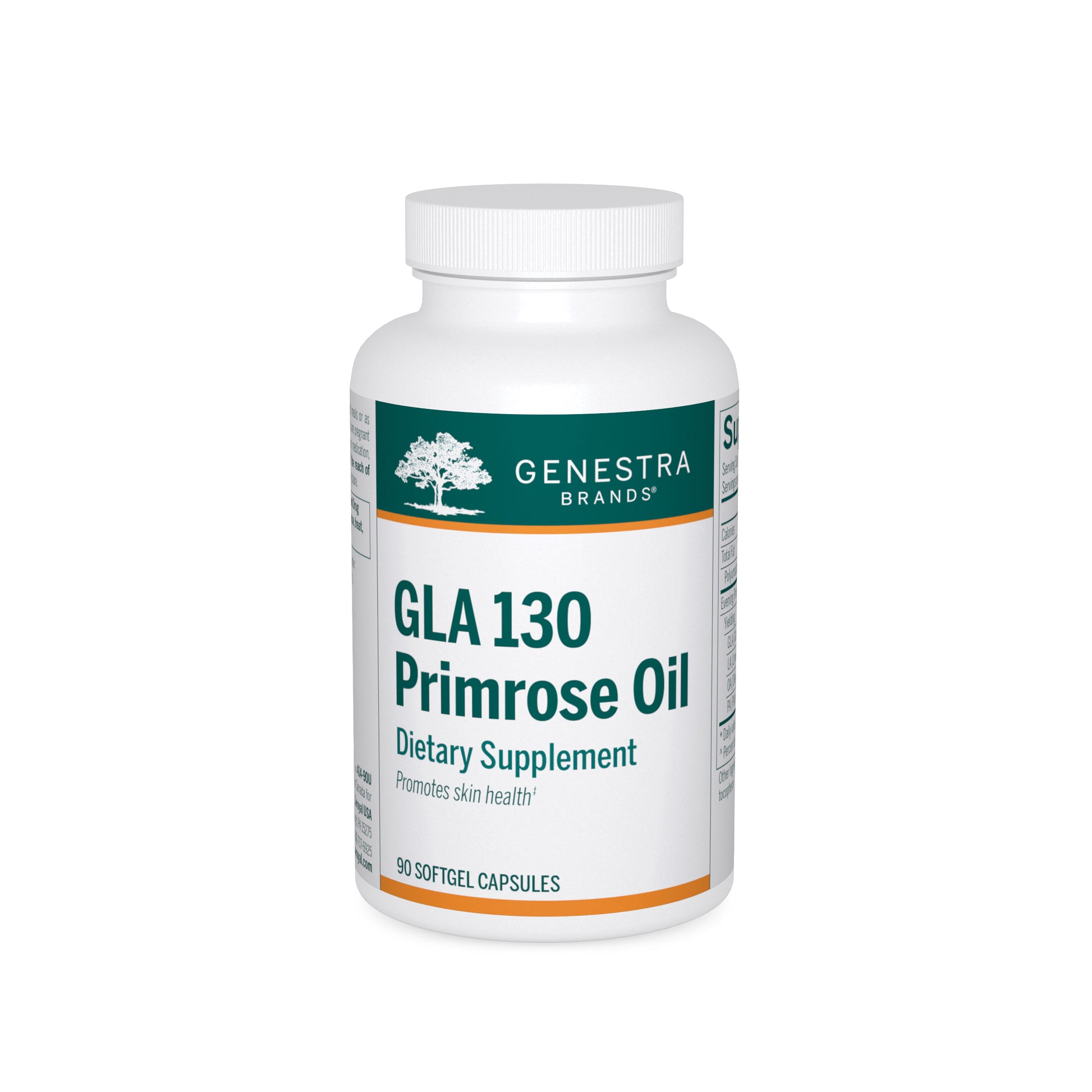Genestra, GLA 130 Primrose Oil, 90 Vegetarian Capsules UPC 883196100903 | HiLife Vitamins