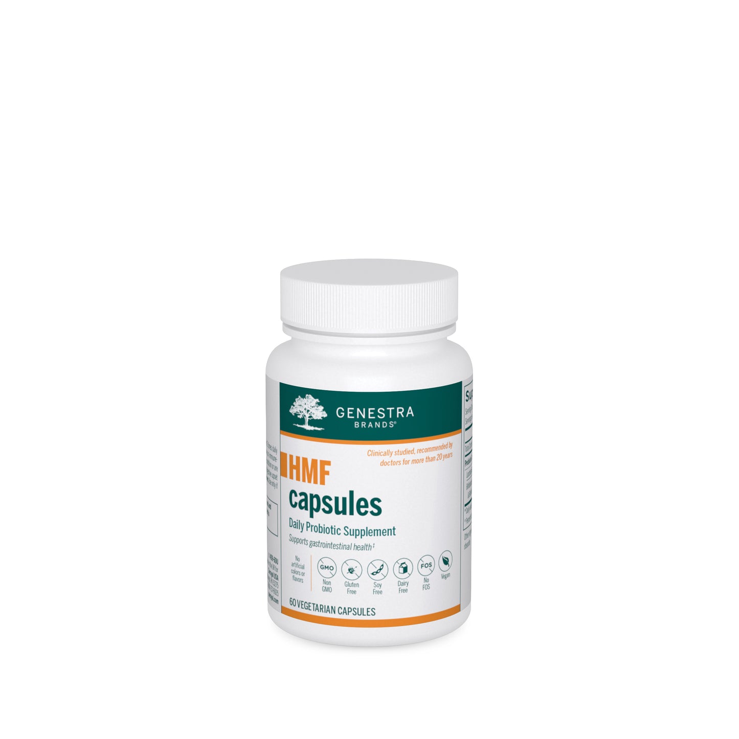 Genestra, HMF Capsules, 60 Vegetarian Capsules UPC 883196102334 | HiLife Vitamins