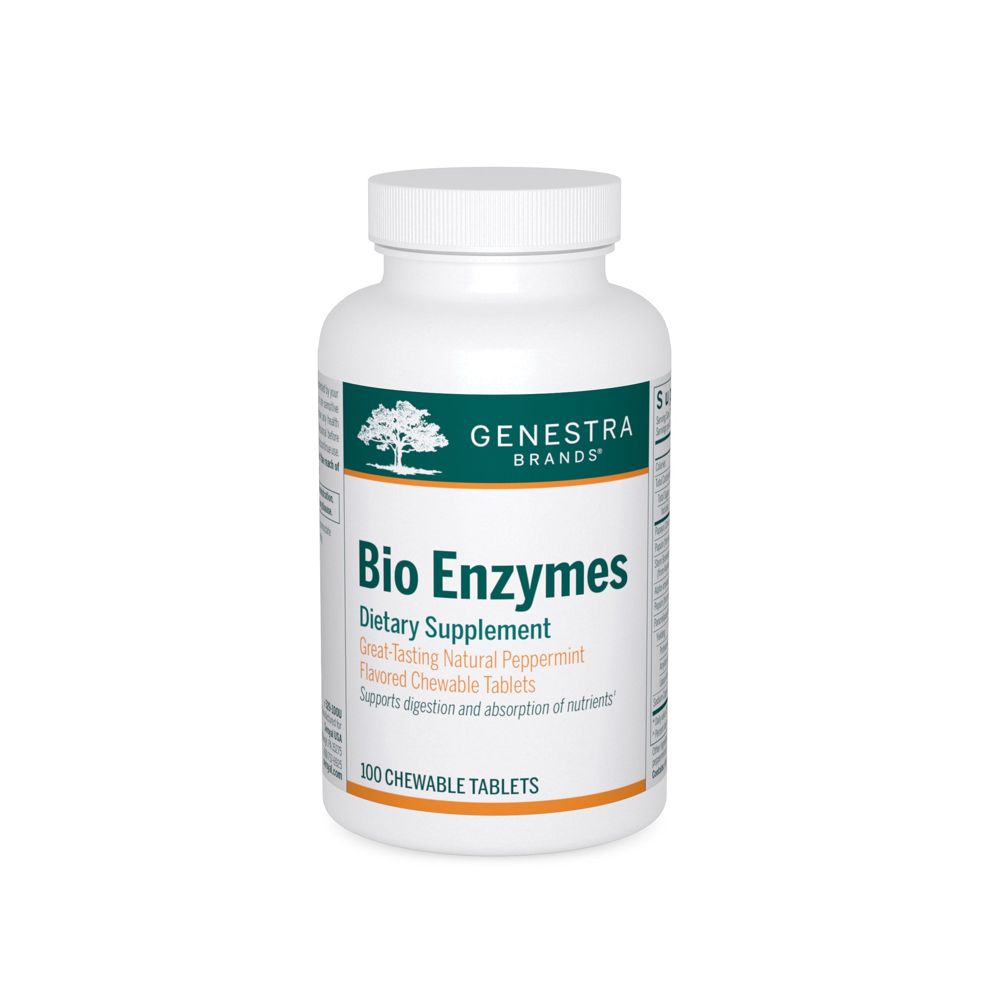 Genestra, Bio Enzymes, 100 Tablets UPC 883196112814 | HiLife Vitamins