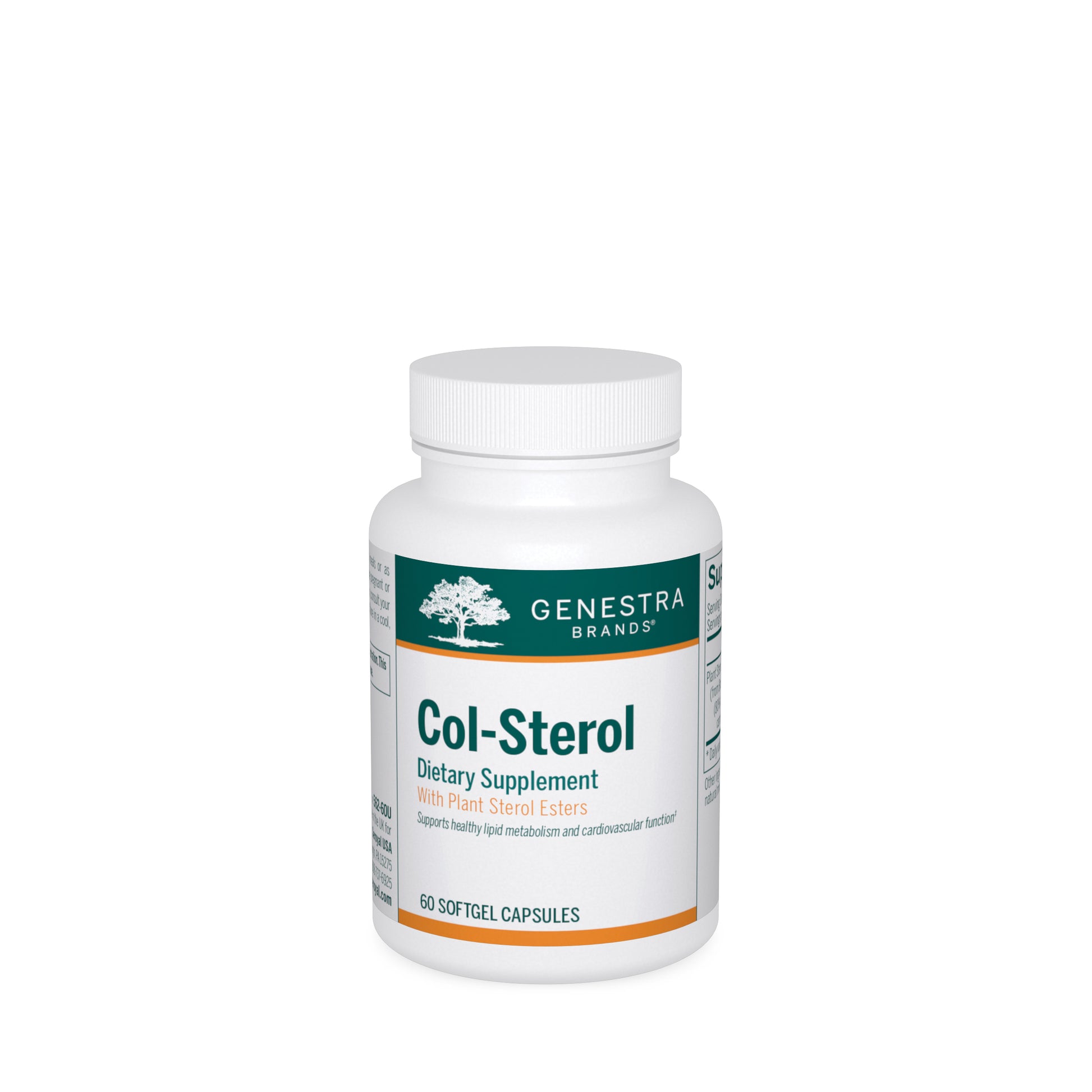 Genestra, Col-Sterol, 60 Vegetarian Capsules UPC 883196114603 | HiLife Vitamins