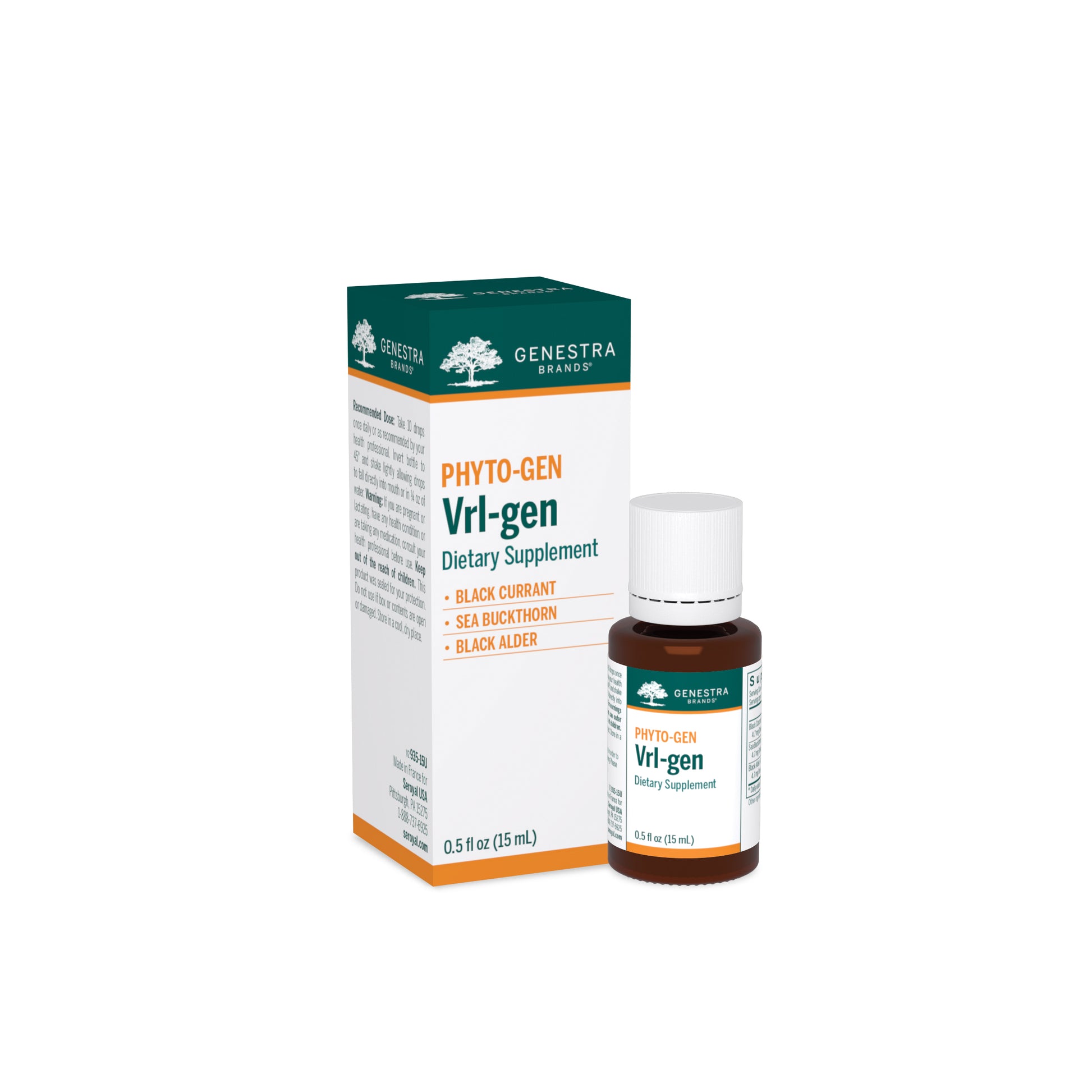 Genestra, Vrl-gen, 0.5 fl oz UPC 883196117215 | HiLife Vitamins