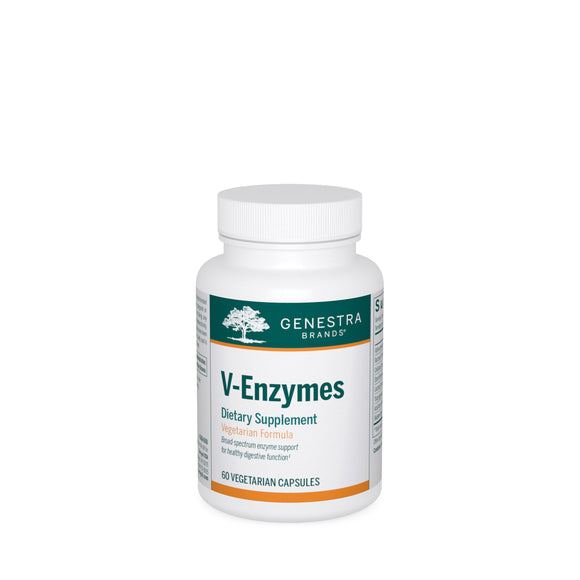 Genestra, V-Enzymes, 60 Vegetarian Capsules - 883196122318 | Hilife Vitamins