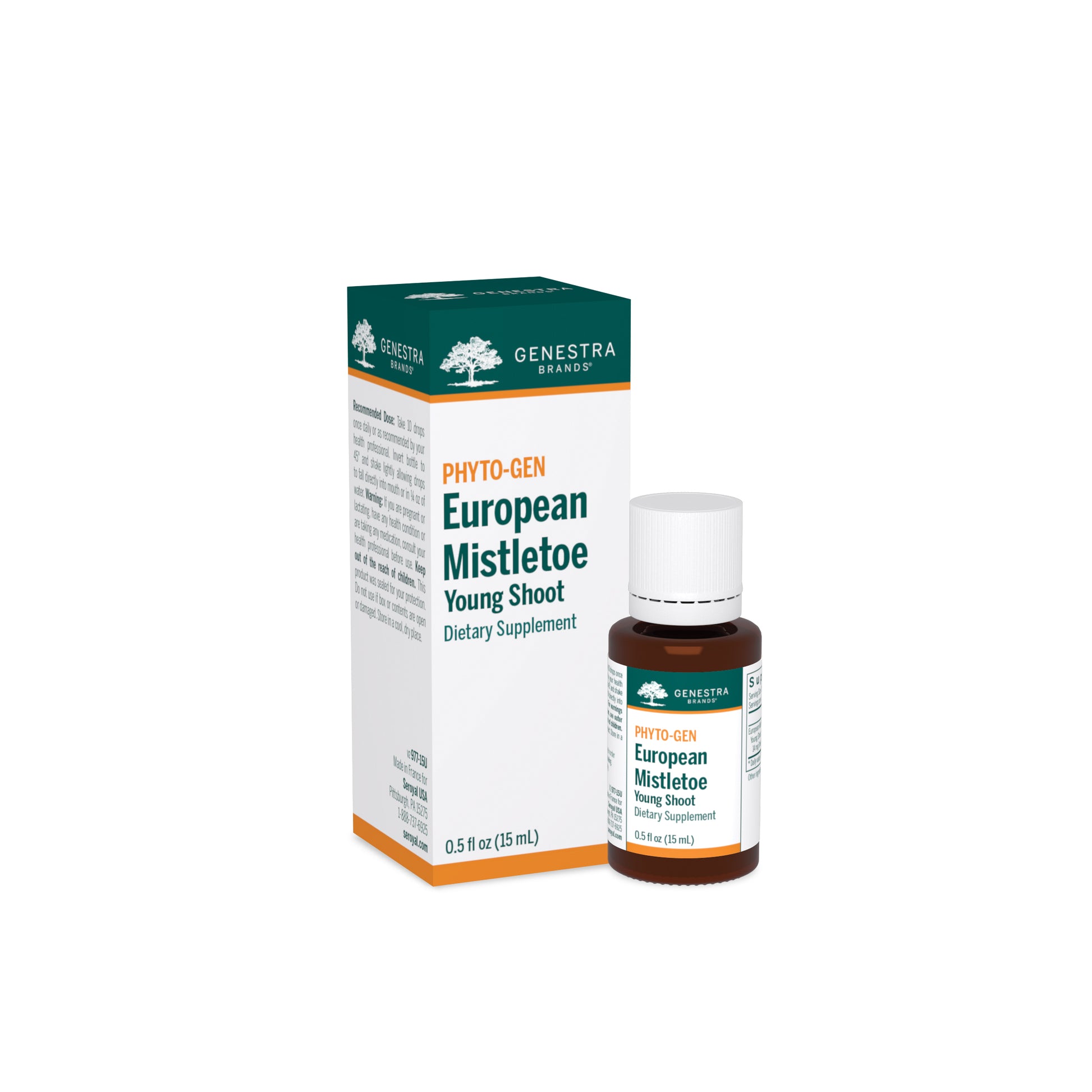 Genestra, European Mistletoe Young Shoot, 0.5 fl oz UPC 883196127801 | HiLife Vitamins