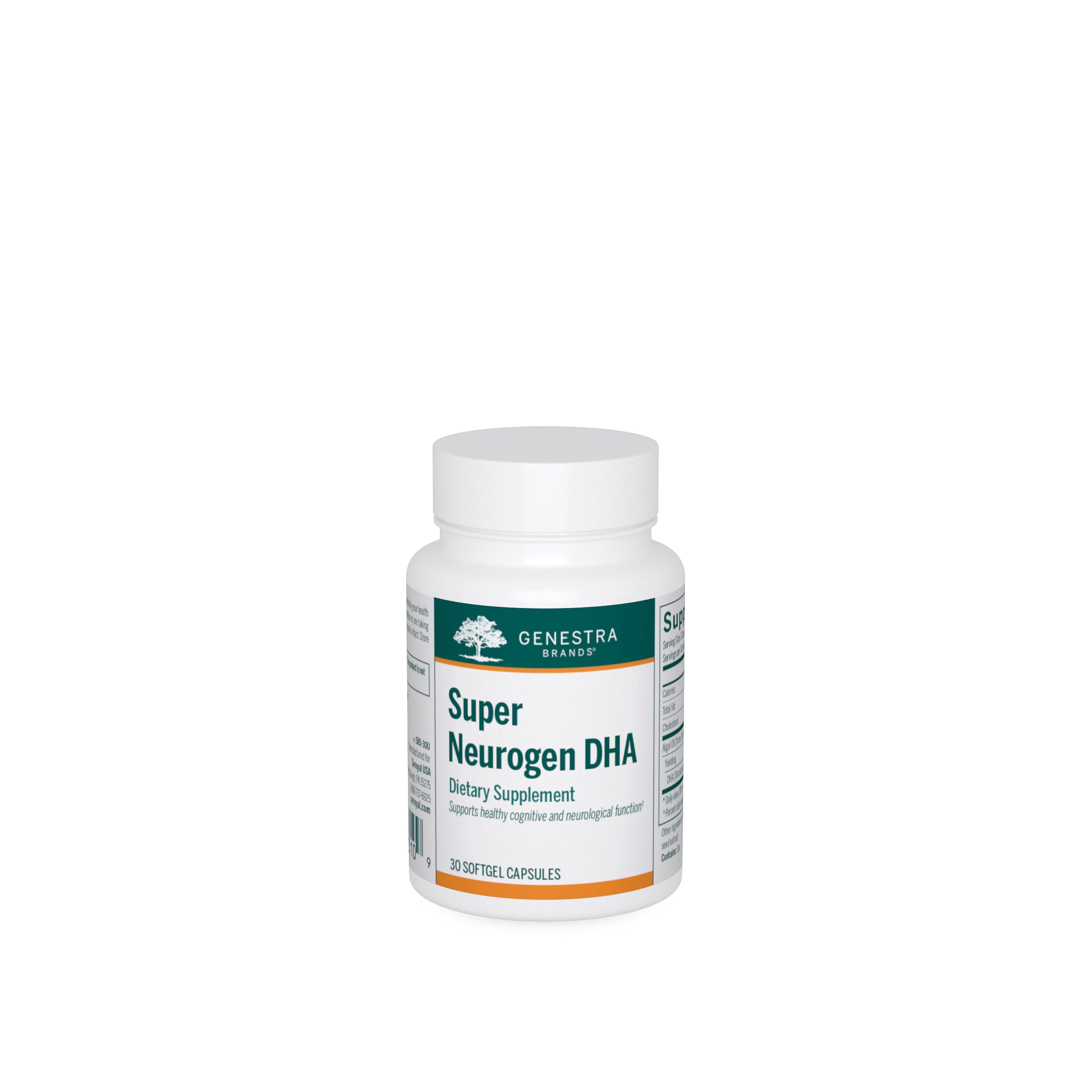 Genestra, Super Neurogen DHA, 30 Vegetarian Capsules UPC 883196133109 | HiLife Vitamins
