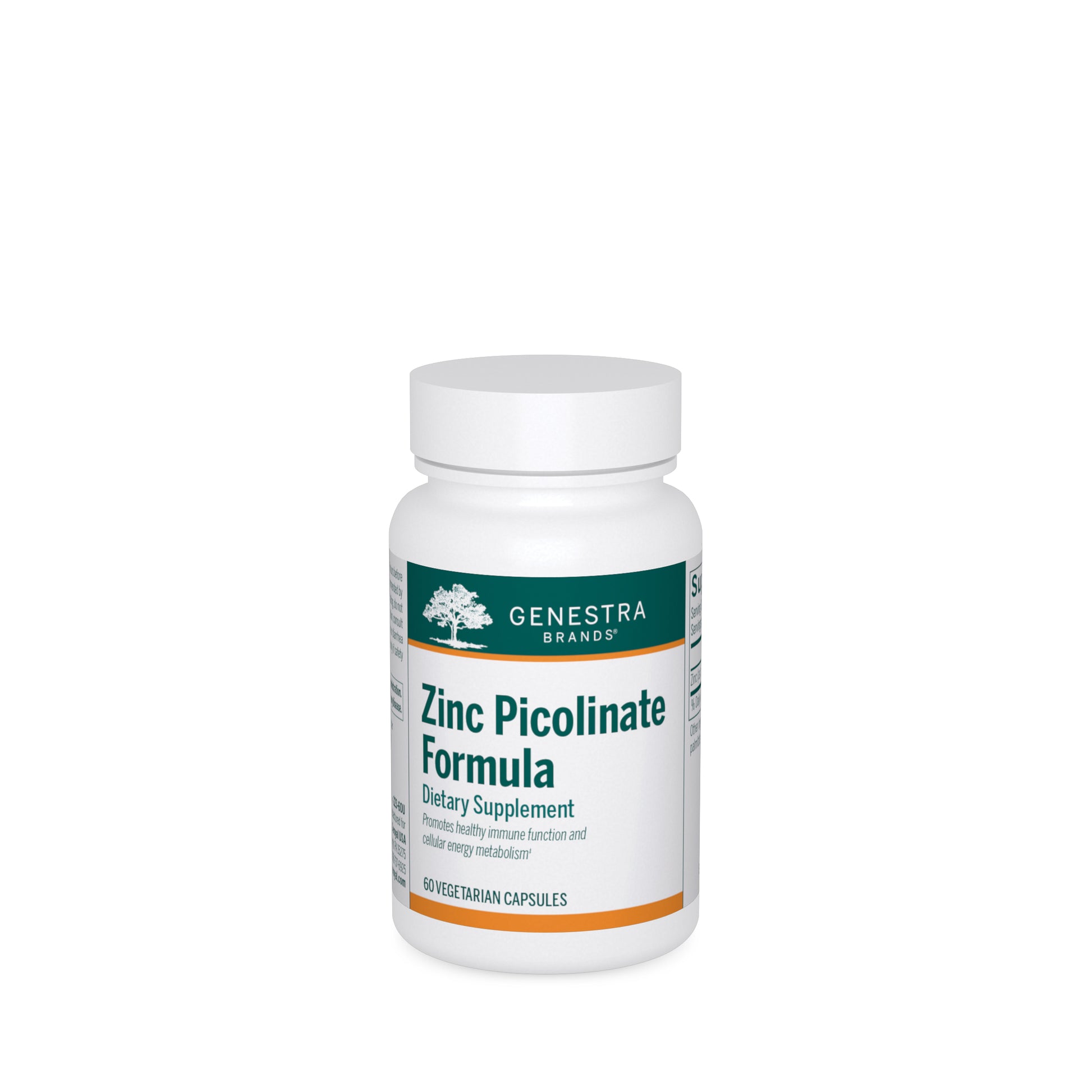 Genestra, Zinc Picolinate Formula, 60 Vegetarian Capsules UPC 883196133406 | HiLife Vitamins