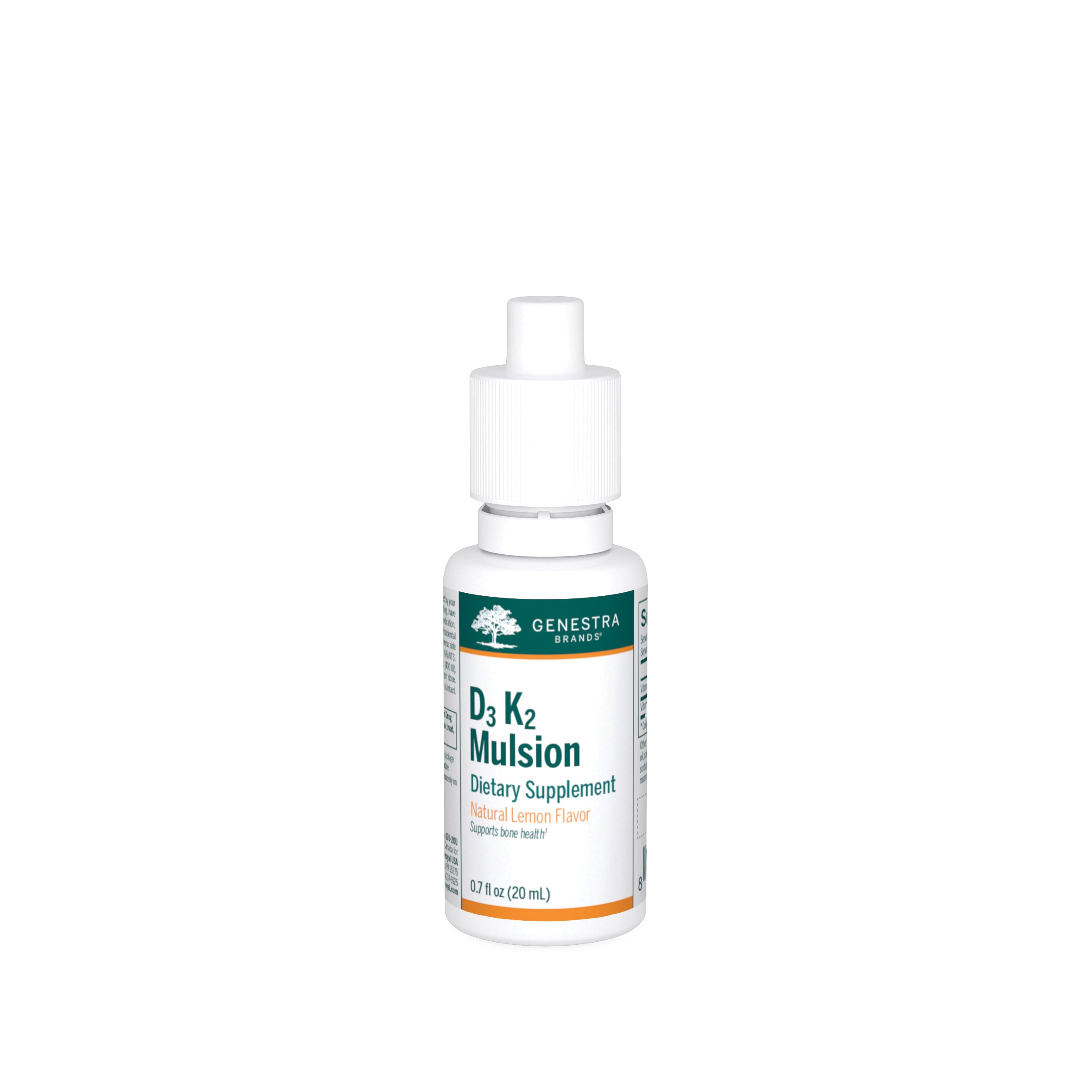 Genestra, D3 K2 Mulsion, 0.7 fl oz UPC 883196137305 | HiLife Vitamins