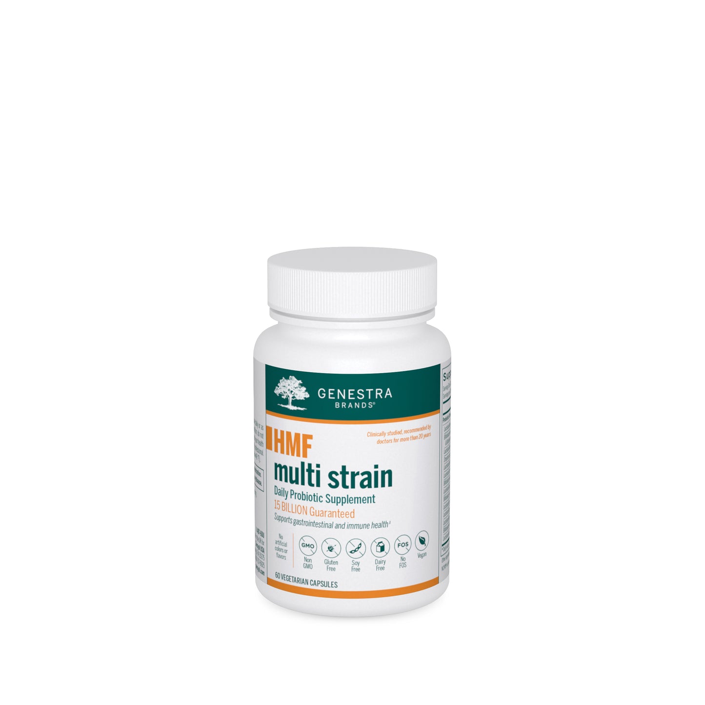 Genestra, HMF Multi Strain, 60 Vegetarian Capsules UPC 883196140107 | HiLife Vitamins