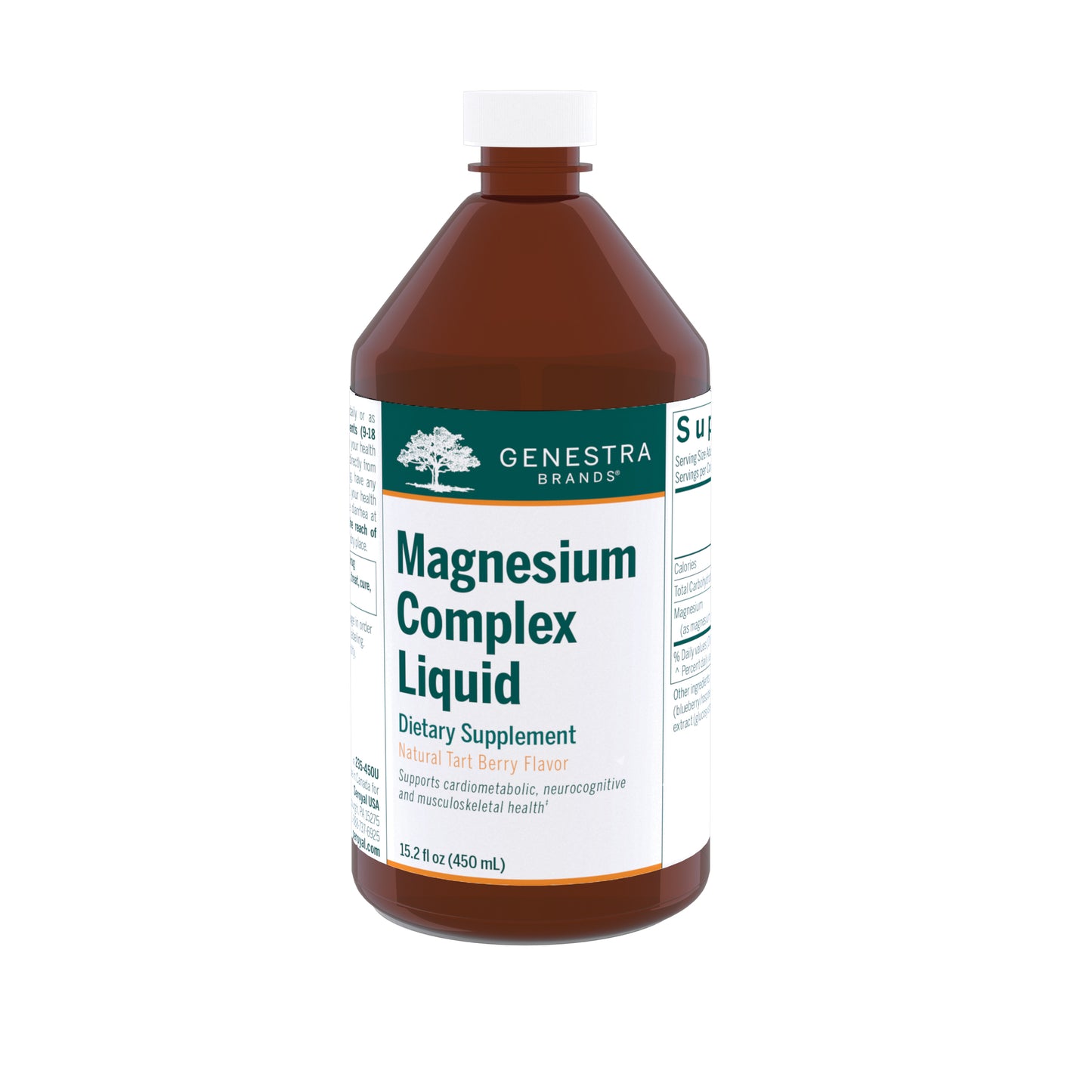 Genestra, Magnesium Complex Liquid, 15.2 fl oz UPC 883196144105 | HiLife Vitamins