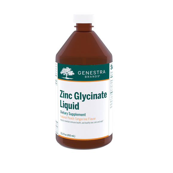 Genestra, Zinc Glycinate Liquid, 450 mL - 883196152209 | Hilife Vitamins