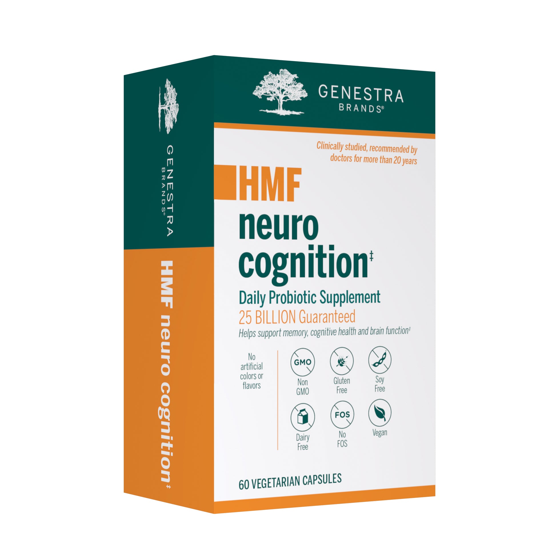 Genestra, HMF Neuro Cognition*, 60 Vegetarian Capsules UPC 883196153466 | HiLife Vitamins
